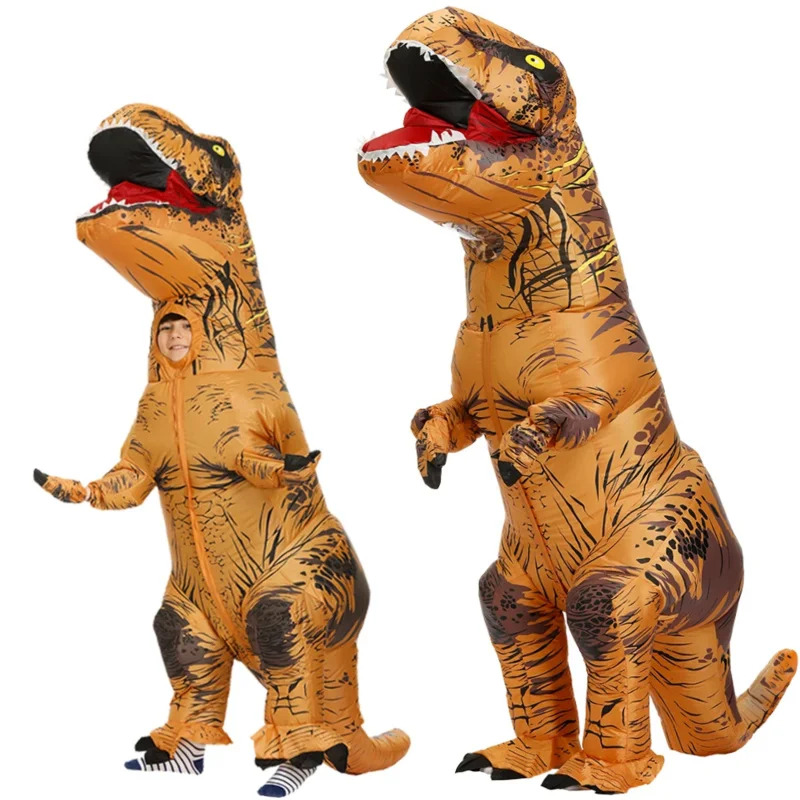Inflatable Dinosaur Costume Adult - Volwassen Kinderen Anime Dinosaurus Kostuums Purim