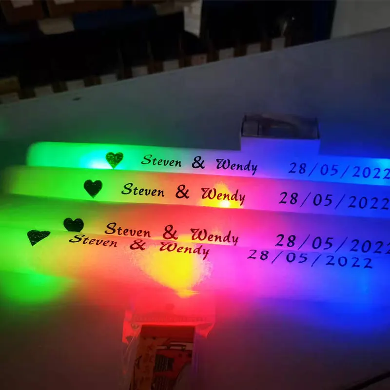 Flashing Led Foam Sticks Party - LED Glowsticks, Glow Foamsticks, Gepersonaliseerde op