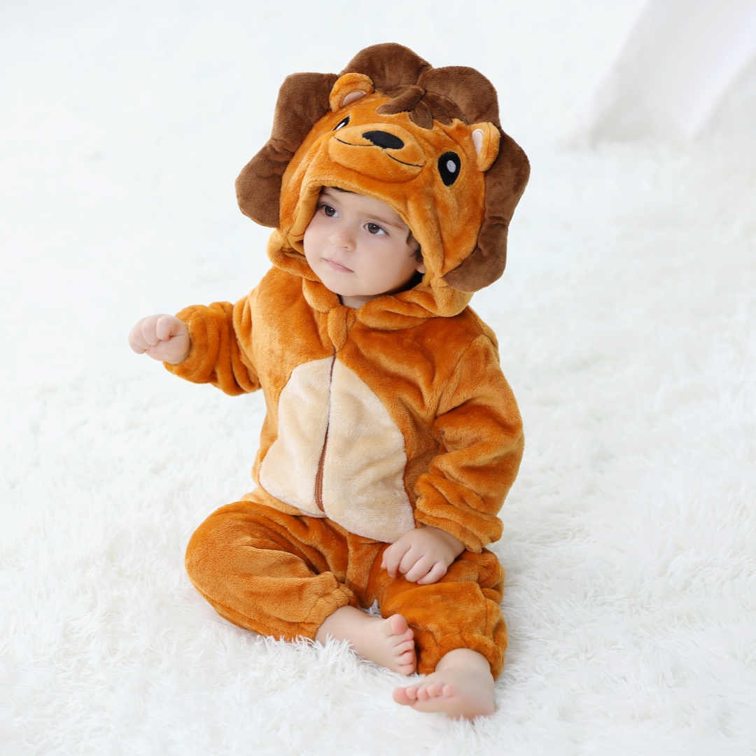 Spiderman Jumpsuit Kids - Baby Kigurumi Leuke Leeuw Cartoon Romper