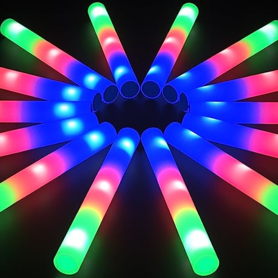 Flashing Led Foam Sticks Party - Stuks Schuim Glowsticks Bulk Party Pack,