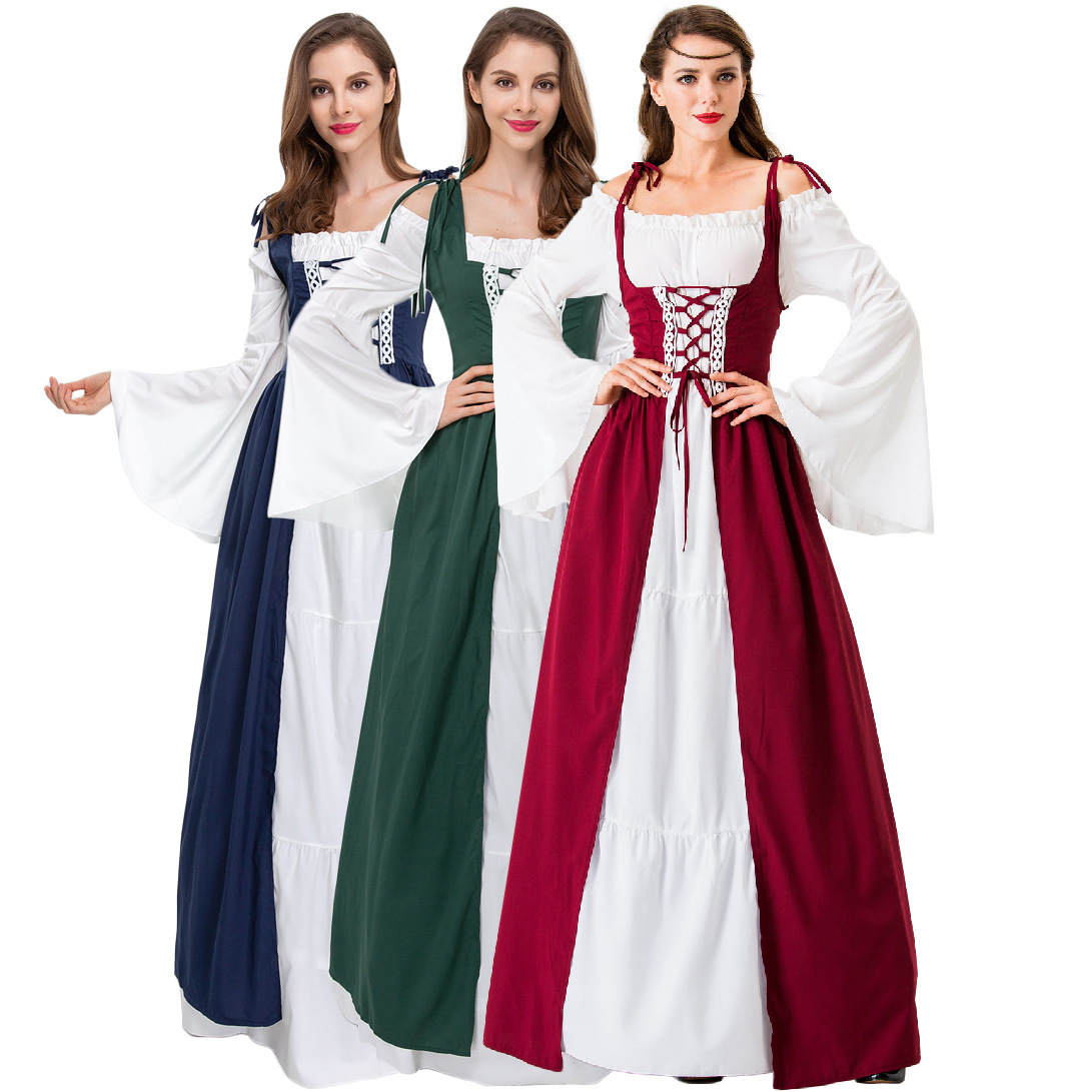 Medieval Renaissance Dress Women - Dame Middeleeuwse Prinses Jurk Renaissance Victoriaanse