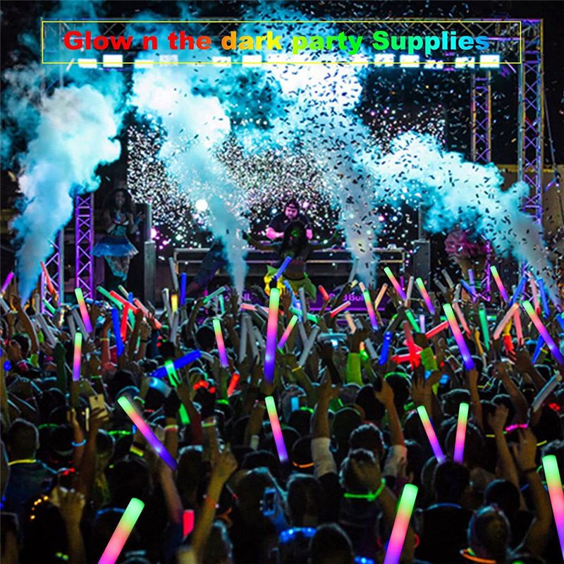 Flashing Led Foam Sticks Party - A75K Glow Sticks Bulk, LED-schuimstokken met