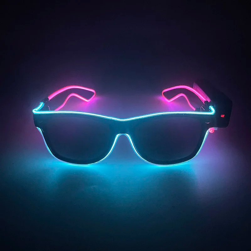 Glow In The Dark Party Glasses - Nieuwe coole draadloze oplichtende LED-bril met