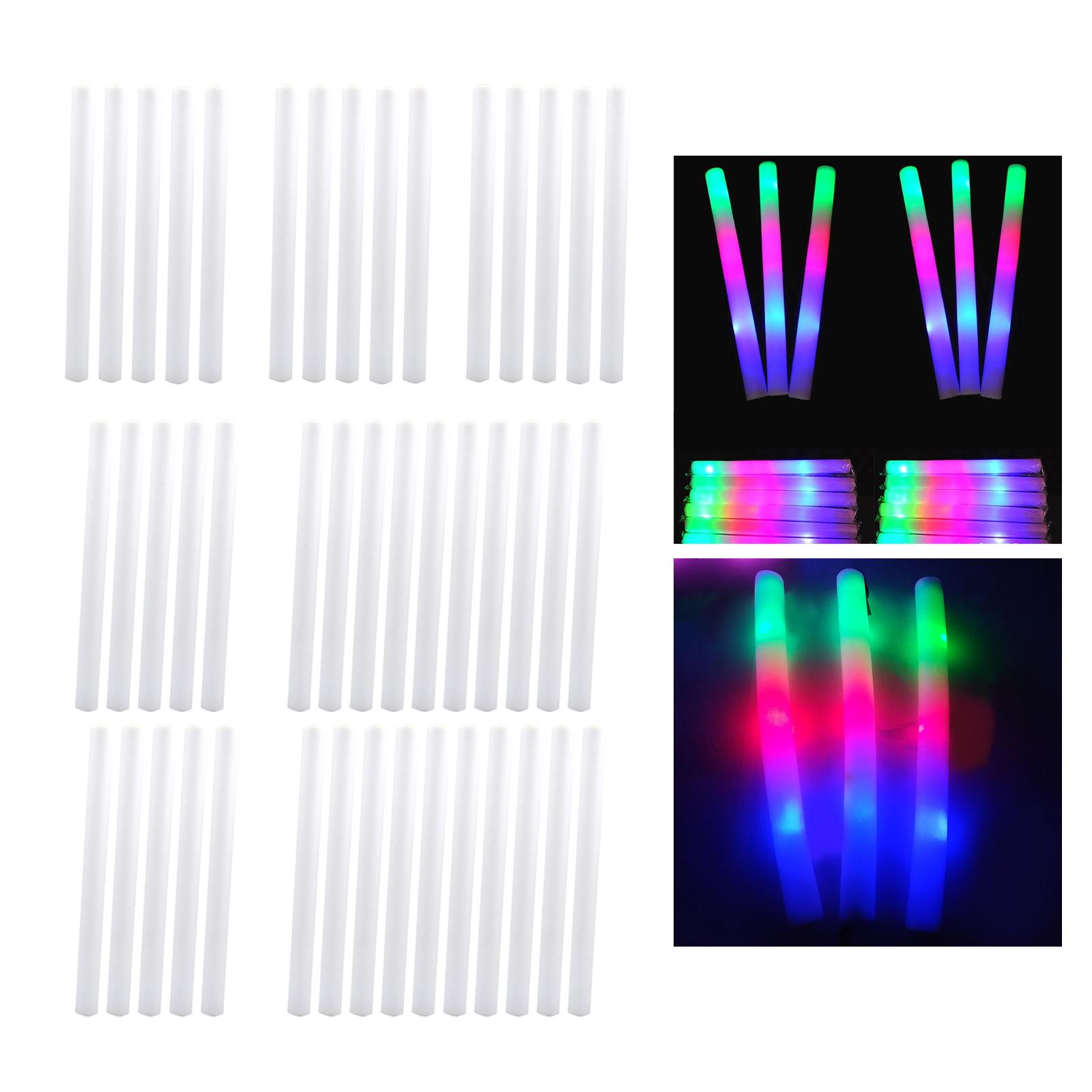 Flashing Led Foam Sticks Party - LED-schuimstokjes, feestartikelen, knipperende stokjes, schuimstokjes voor