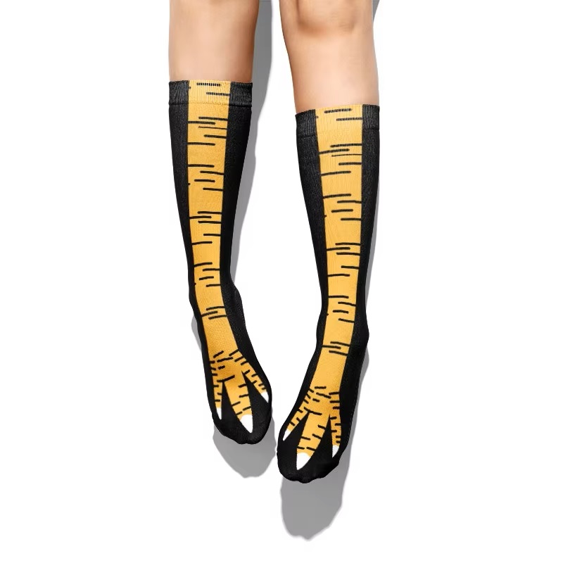 Funny Chicken Leg Socks - 3D Grappige Creatieve Kip Voet Klauw