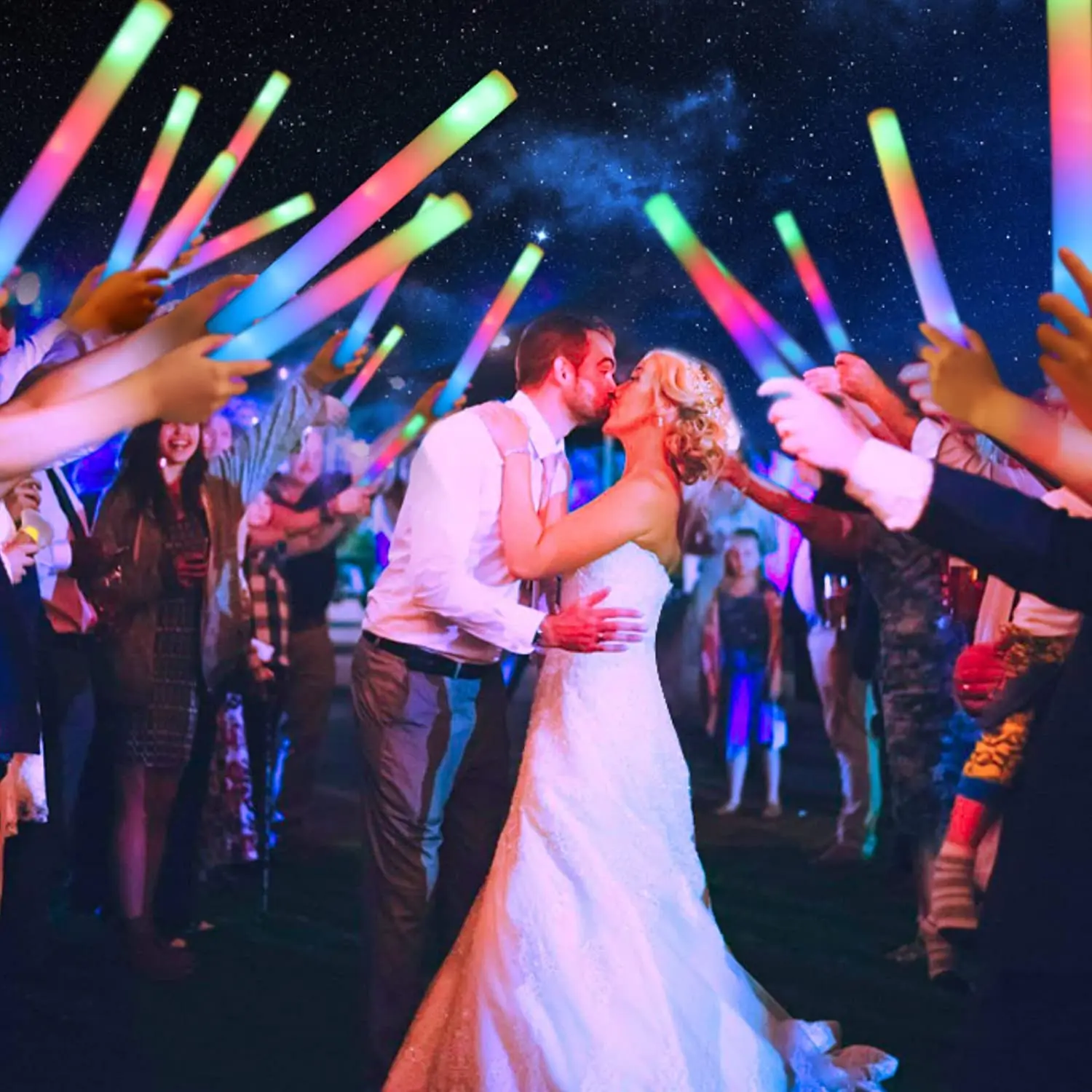 Flashing Led Foam Sticks Party - LED Glowsticks, Glow Foamsticks, Gepersonaliseerde op