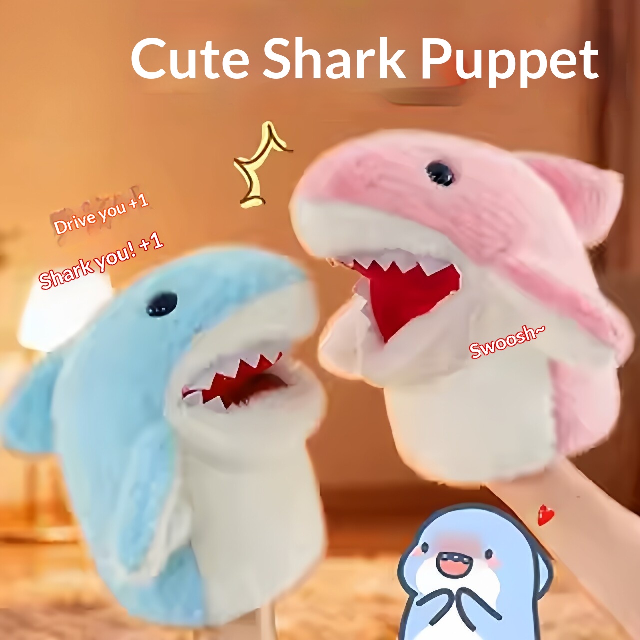 Prank Toys - Haaienhandpop Pluche Haaienarm Handschoen Speelgoed Grappig