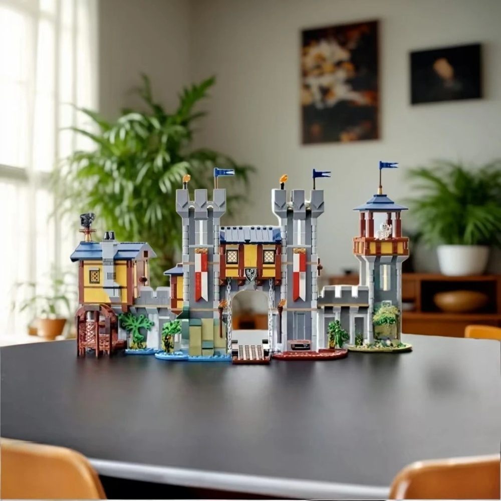 Novelty Gifts - 1426 stuks Nieuwe Middeleeuwse Kasteelarchitectuur Verjaardagscadeauset