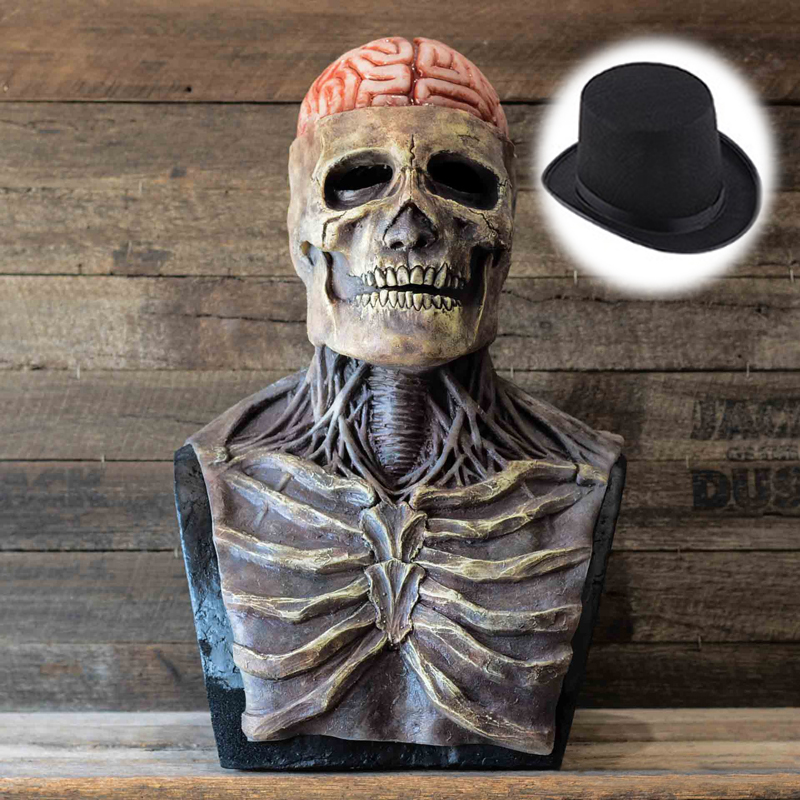 Led Purge Mask Halloween - Griezelige hersenen skelet masker schedel hoofddeksel