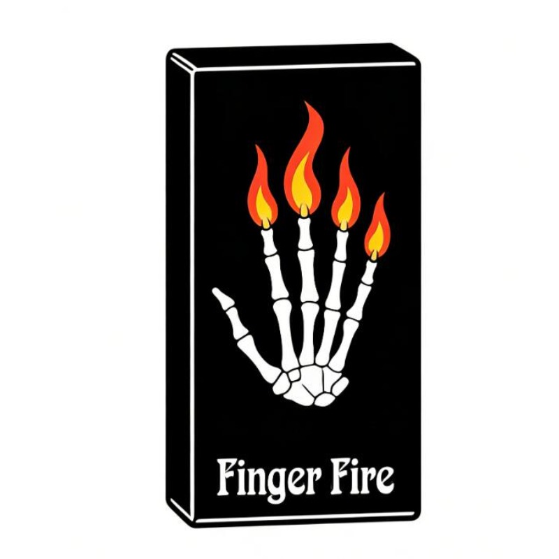 Thumb Tip Magic Trick Set - 4 stks/set Vinger Fire Goocheltrucs Vuur