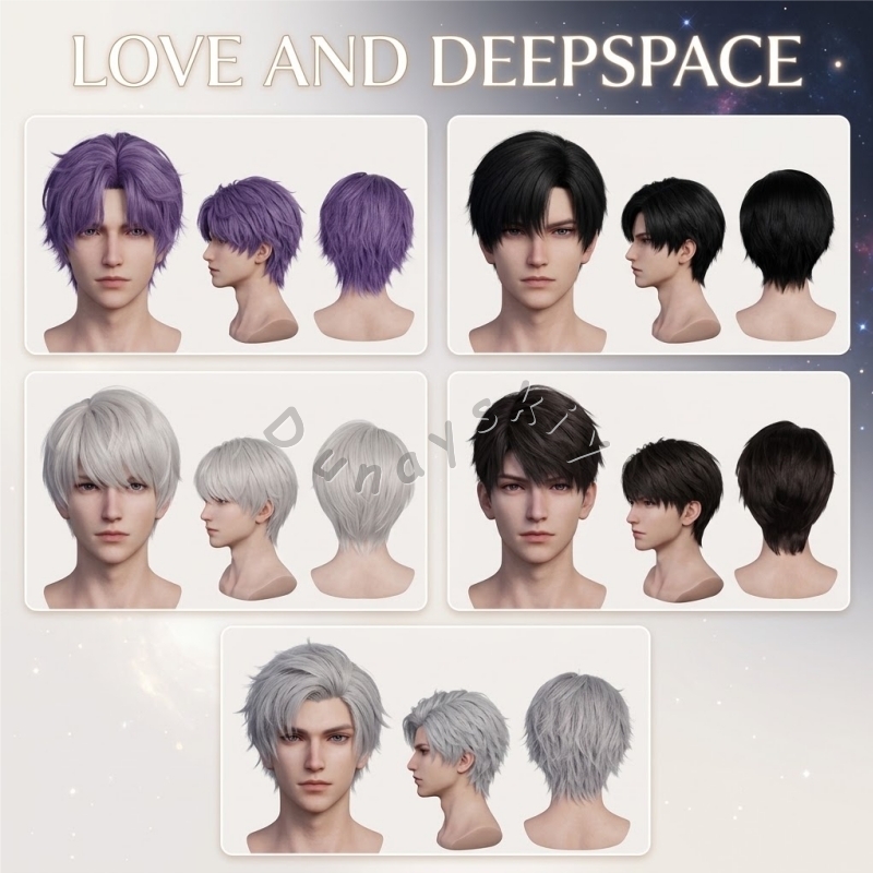 Anime Cosplay Wig Heat Resistant - Love And Deepspace Cosplaypruik ​ ​