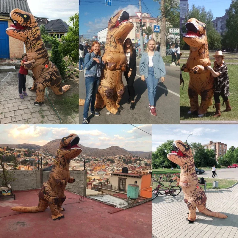 Volwassen Kinderen Anime Dinos - Inflatable Dinosaur Costume Adult recensie en prijs