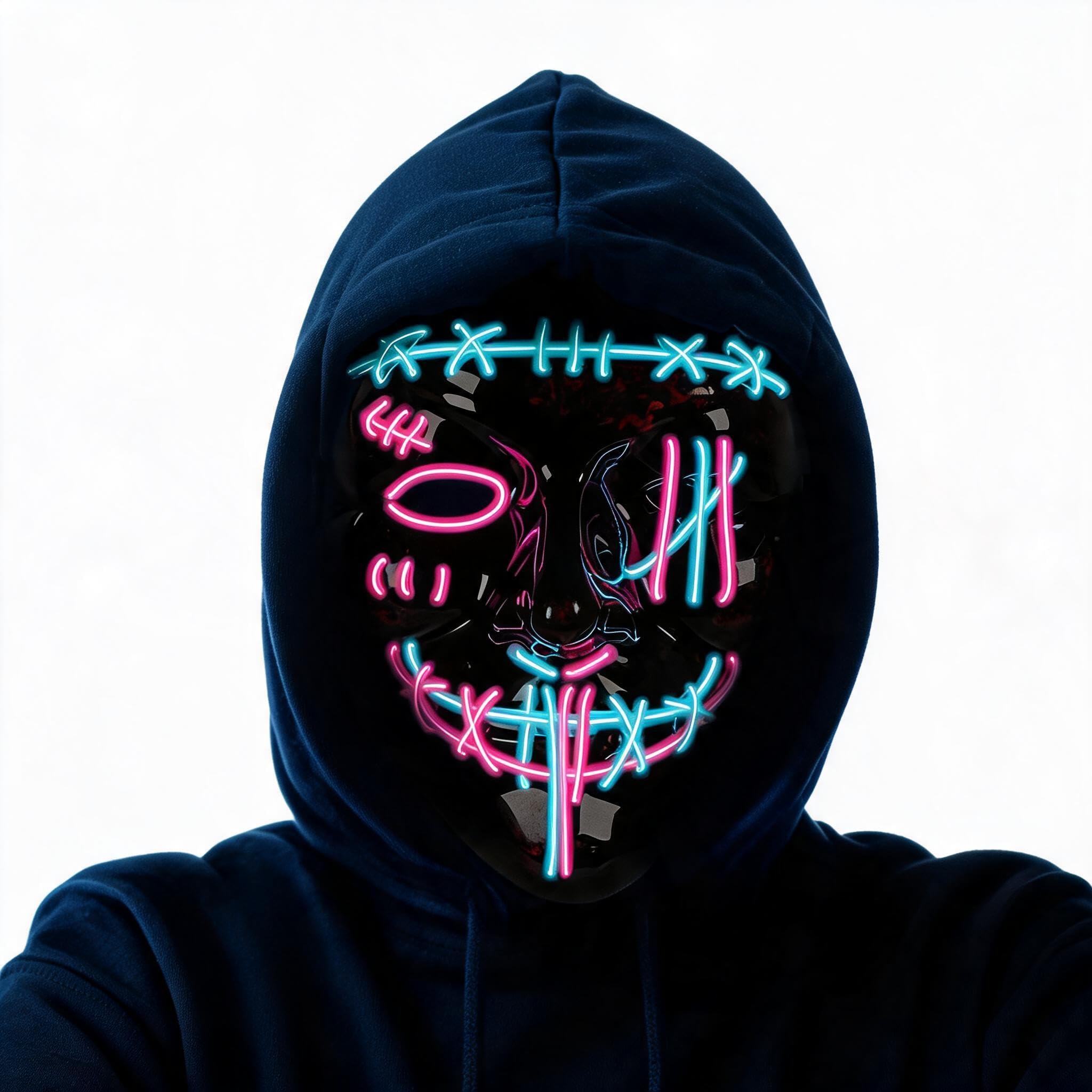 3-pack Halloween griezelmasker - Led Purge Mask Halloween recensie en prijs