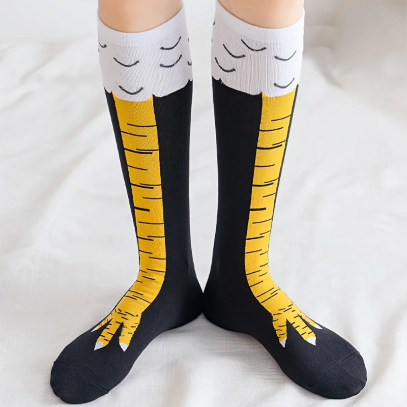 1/2/5 Paar Dames Kniekousen Tr - Funny Chicken Leg Socks recensie en prijs