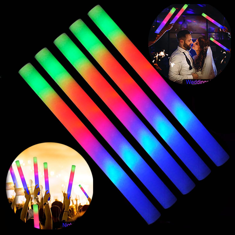 30/60 Stuks Led Glow Foam Stic - Flashing Led Foam Sticks Party recensie en prijs