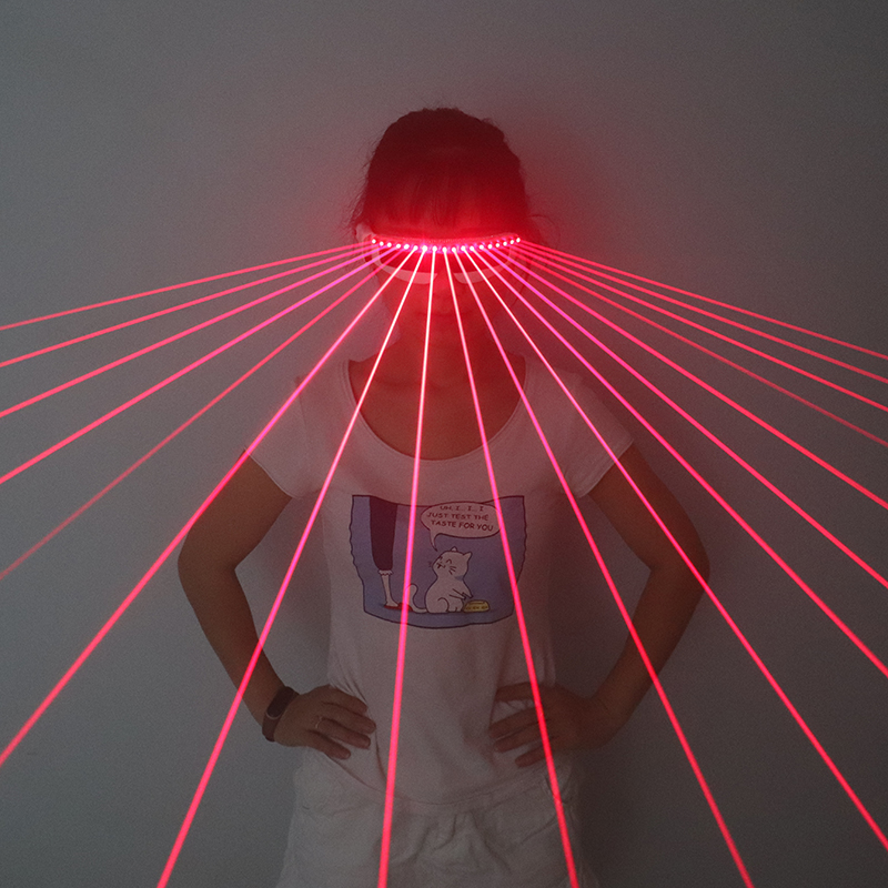 650 nm rode laserbril podiumkl - Glow In The Dark Party Glasses recensie en prijs