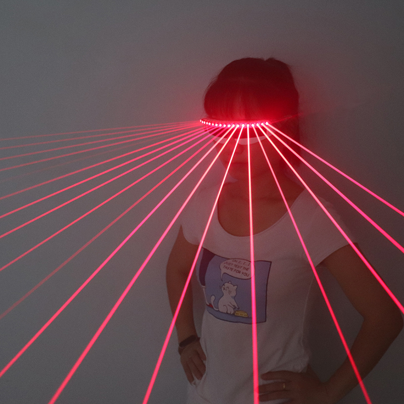 650 nm rode laserbril podiumkl - Glow In The Dark Party Glasses recensie en prijs