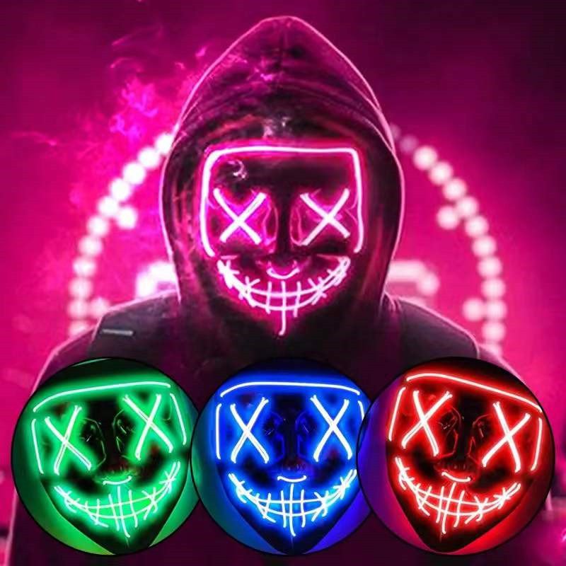 Halloween Maskers Voor Mannen  - Led Purge Mask Halloween recensie en prijs