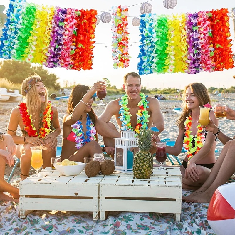 6/12/24 stuks Hawaiiaanse leis - Glow In The Dark Party Glasses recensie en prijs