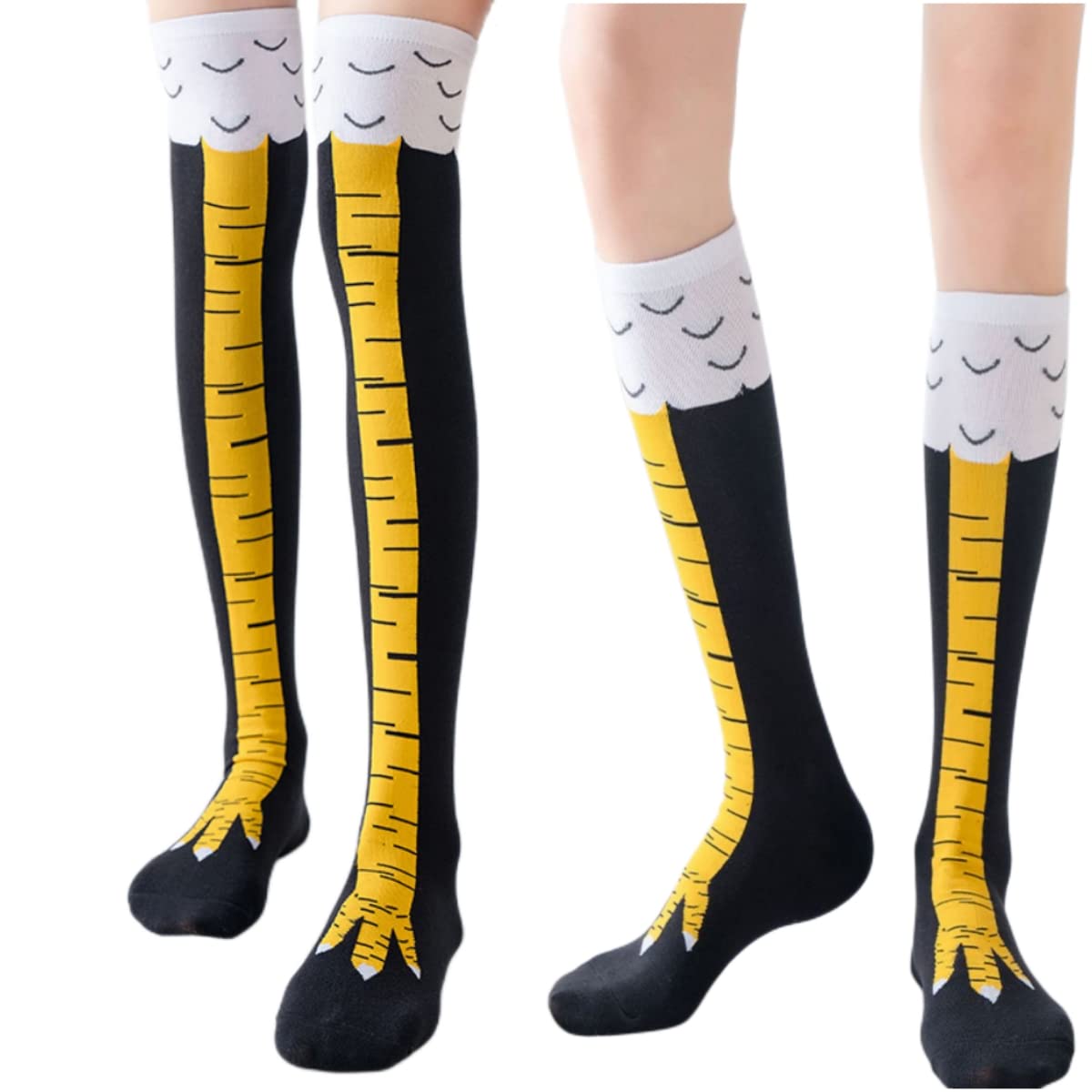 Vrouwen Dij Hoge Kousen Kip Vo - Funny Chicken Leg Socks recensie en prijs