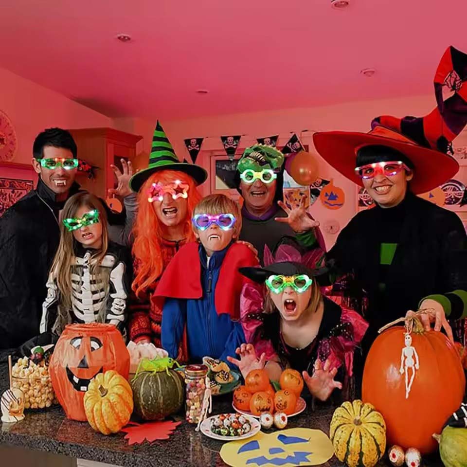 Glow-in-the-dark brillen bulk  - Glow In The Dark Party Glasses recensie en prijs