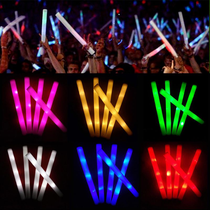 30/50 Pcs Led Foam Bar Glow In - Flashing Led Foam Sticks Party recensie en prijs
