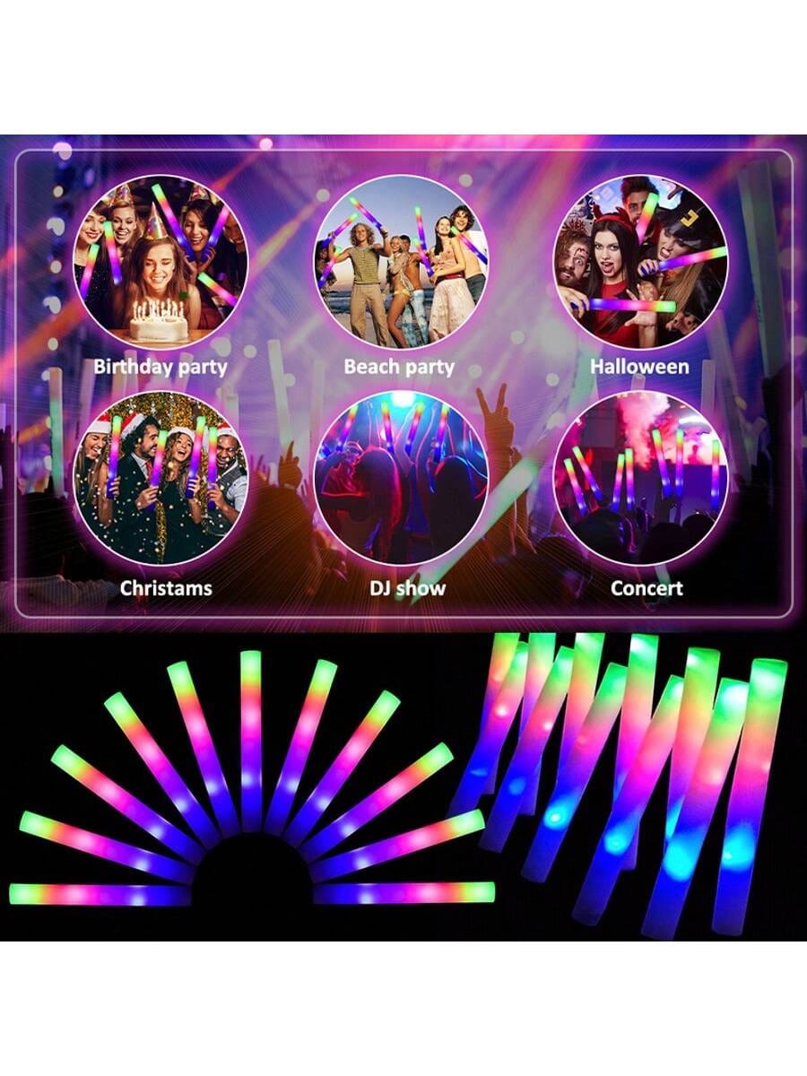 Schuim Glow Sticks Levendige E - Flashing Led Foam Sticks Party recensie en prijs
