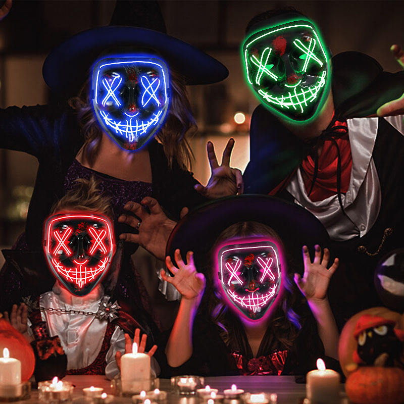 Enge Halloween Cosplay Light u - Led Purge Mask Halloween recensie en prijs