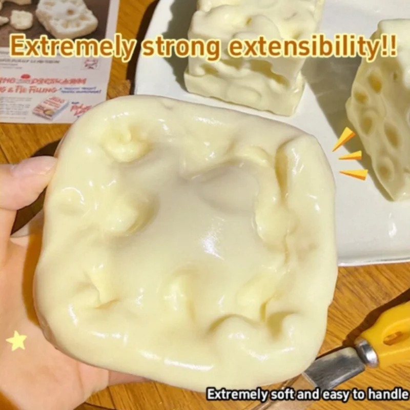 Taba Squishy Cheese Cube Stres - Novelty Gifts recensie en prijs