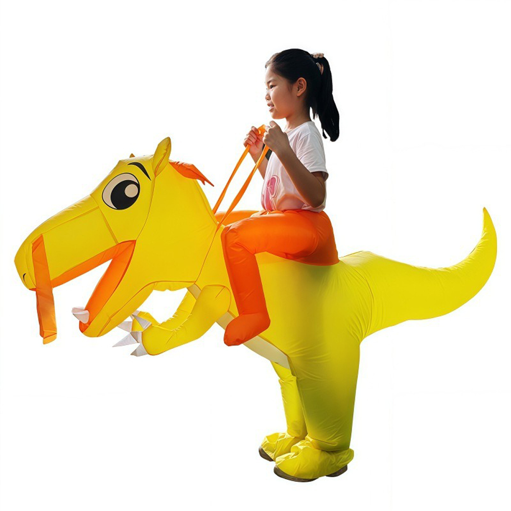 Kind rijden op dinosaurus opbl - Inflatable Dinosaur Costume Adult recensie en prijs