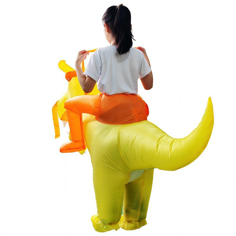 Kind rijden op dinosaurus opbl - Inflatable Dinosaur Costume Adult recensie en prijs