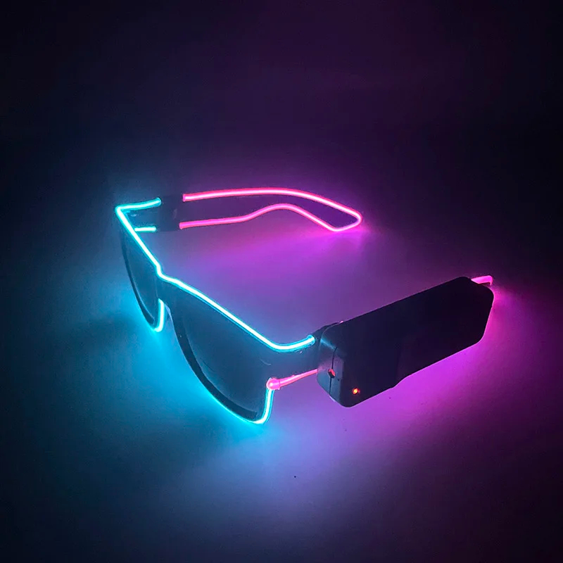 Nieuwe coole draadloze oplicht - Glow In The Dark Party Glasses recensie en prijs