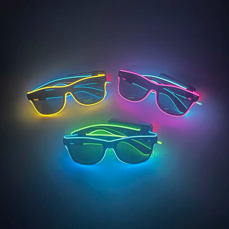 Nieuwe coole draadloze oplicht - Glow In The Dark Party Glasses recensie en prijs
