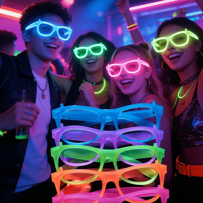 2/12 stuks Glow-in-the-Dark Ne - Glow In The Dark Party Glasses recensie en prijs