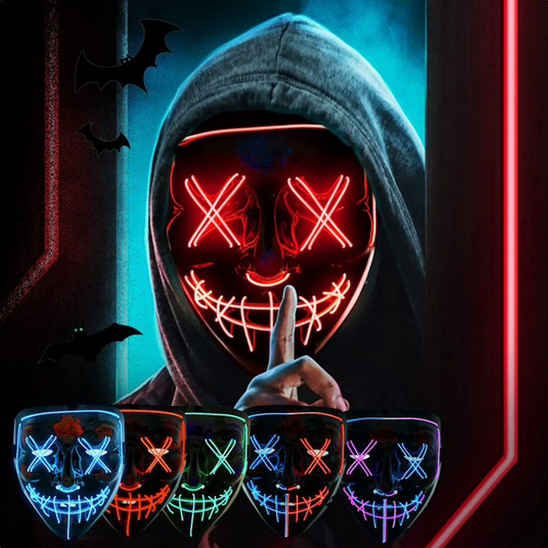 Halloween griezelig vendetta m - Led Purge Mask Halloween recensie en prijs