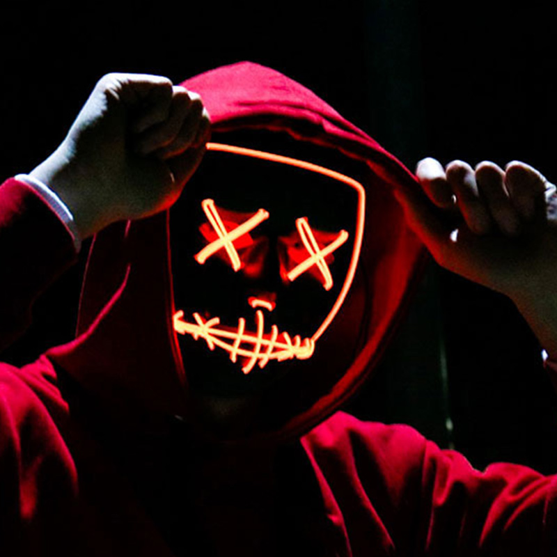 Halloween griezelig vendetta m - Led Purge Mask Halloween recensie en prijs