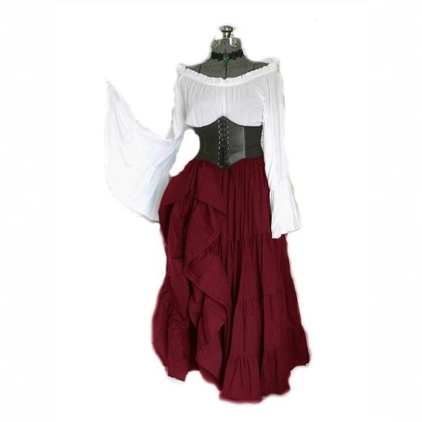 Jurk met hoge taille en lange  - Costumes recensie en prijs
