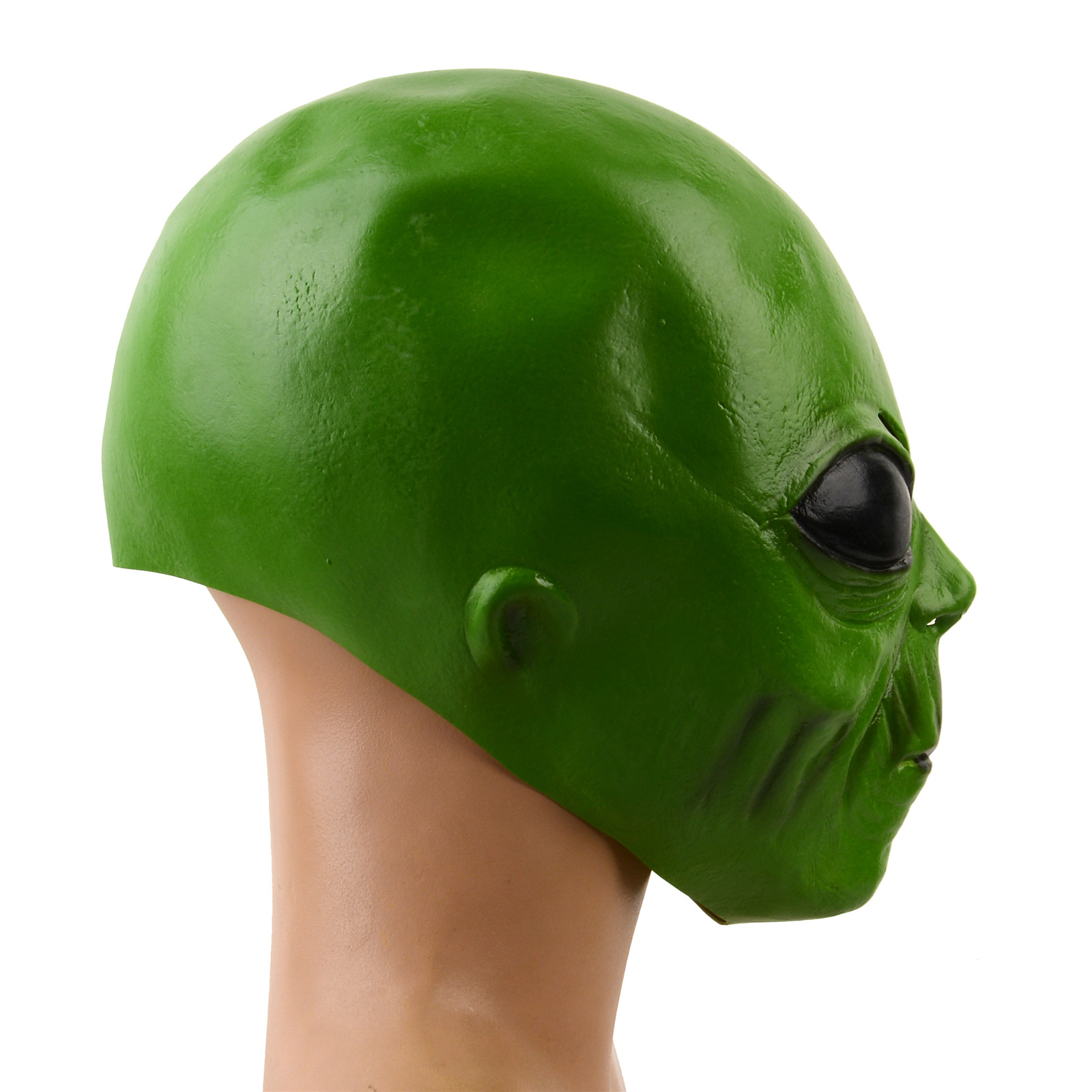 1 stuk realistisch latex groen - Latex Alien Mask Realistic recensie en prijs