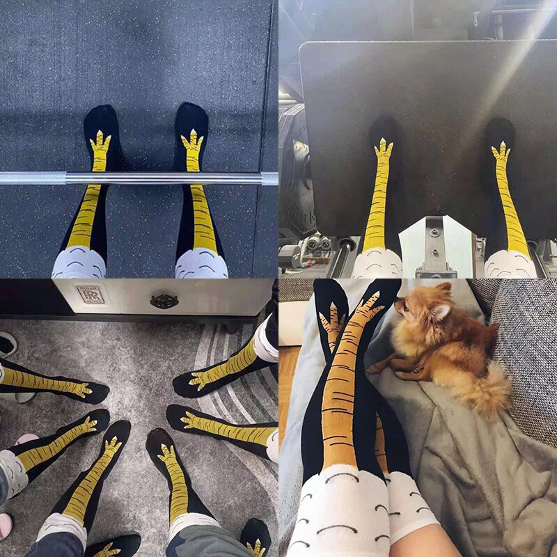 Dames Kippenpootjes Sokken Ani - Funny Chicken Leg Socks recensie en prijs
