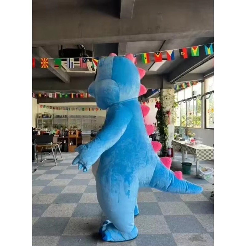 2m/2.6m Opblaasbare Blauwe Dra - Inflatable Dinosaur Costume Adult recensie en prijs