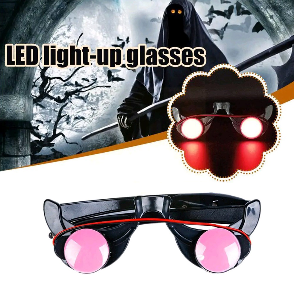 Halloween Horror Rode Ogen Bri - Glow In The Dark Party Glasses recensie en prijs