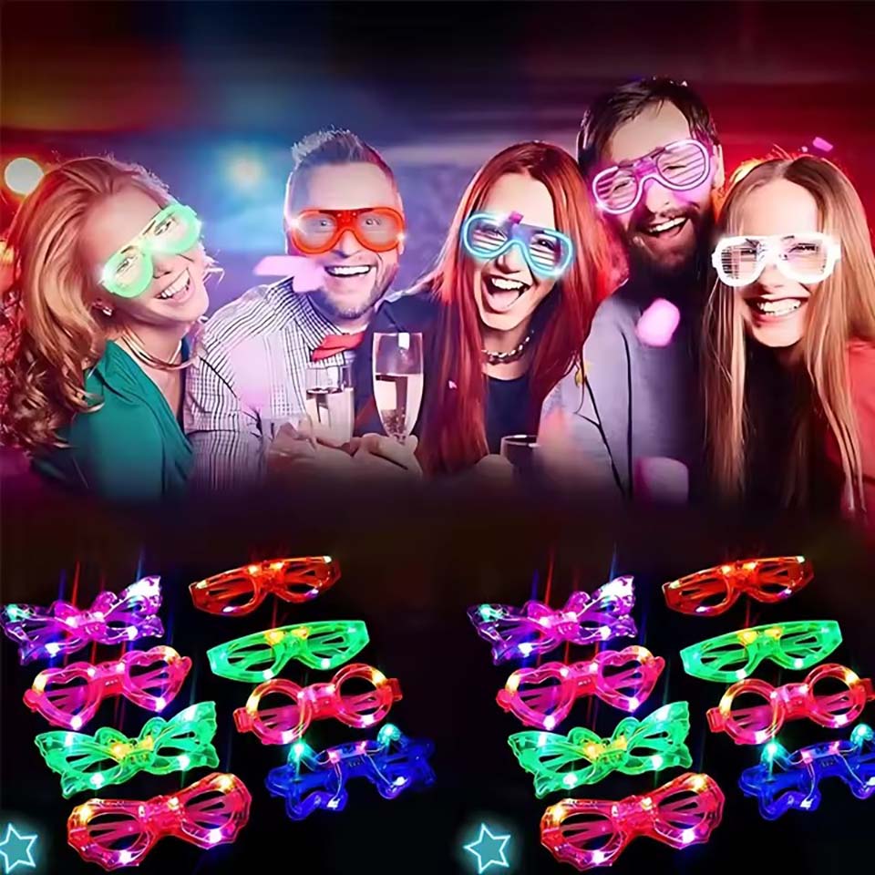10/20/30/40/50 Stuks LED Light - Glow In The Dark Party Glasses recensie en prijs