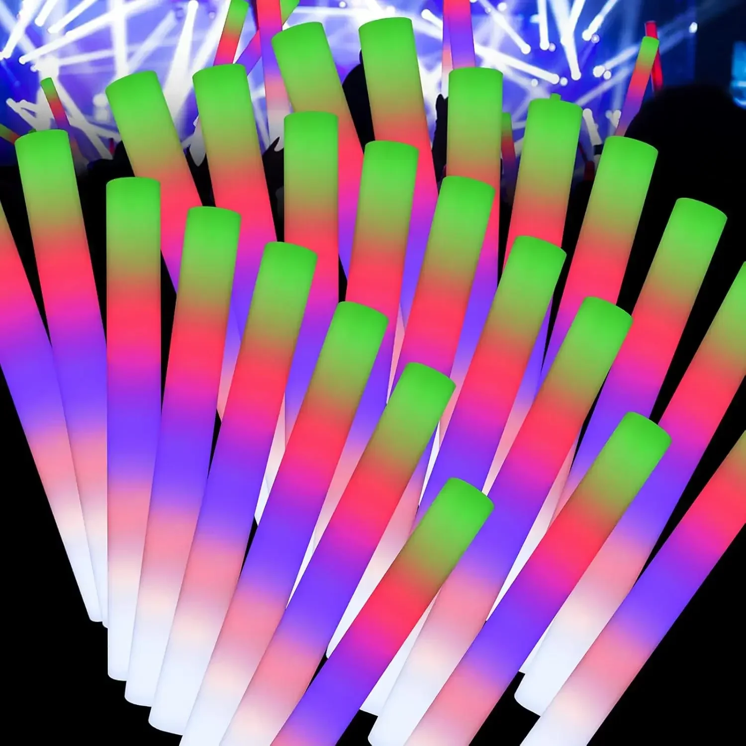2Z-50PCS Led Foam Glow Sticks  - Flashing Led Foam Sticks Party recensie en prijs