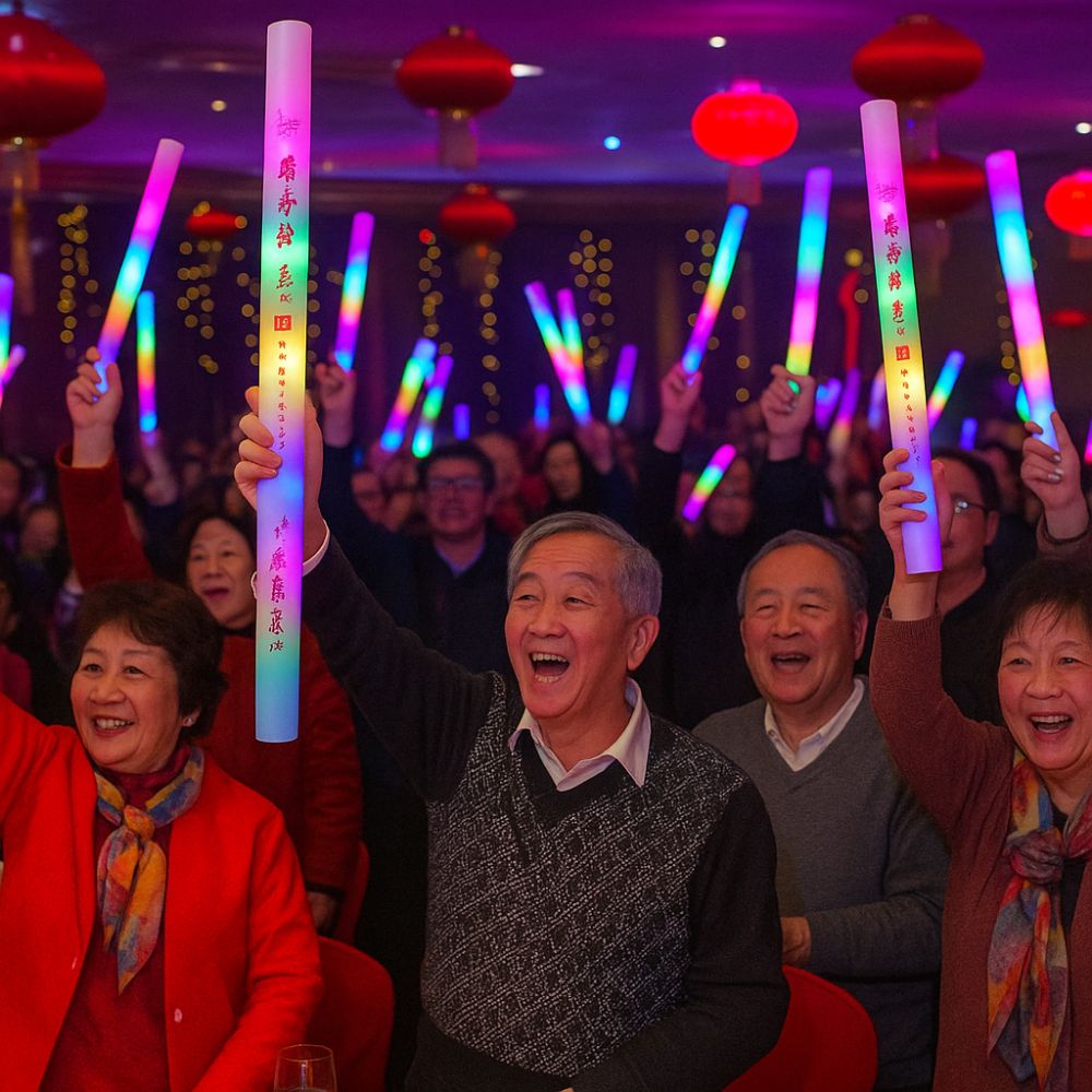 Sfeer rekwisieten Kleurrijke s - Flashing Led Foam Sticks Party recensie en prijs
