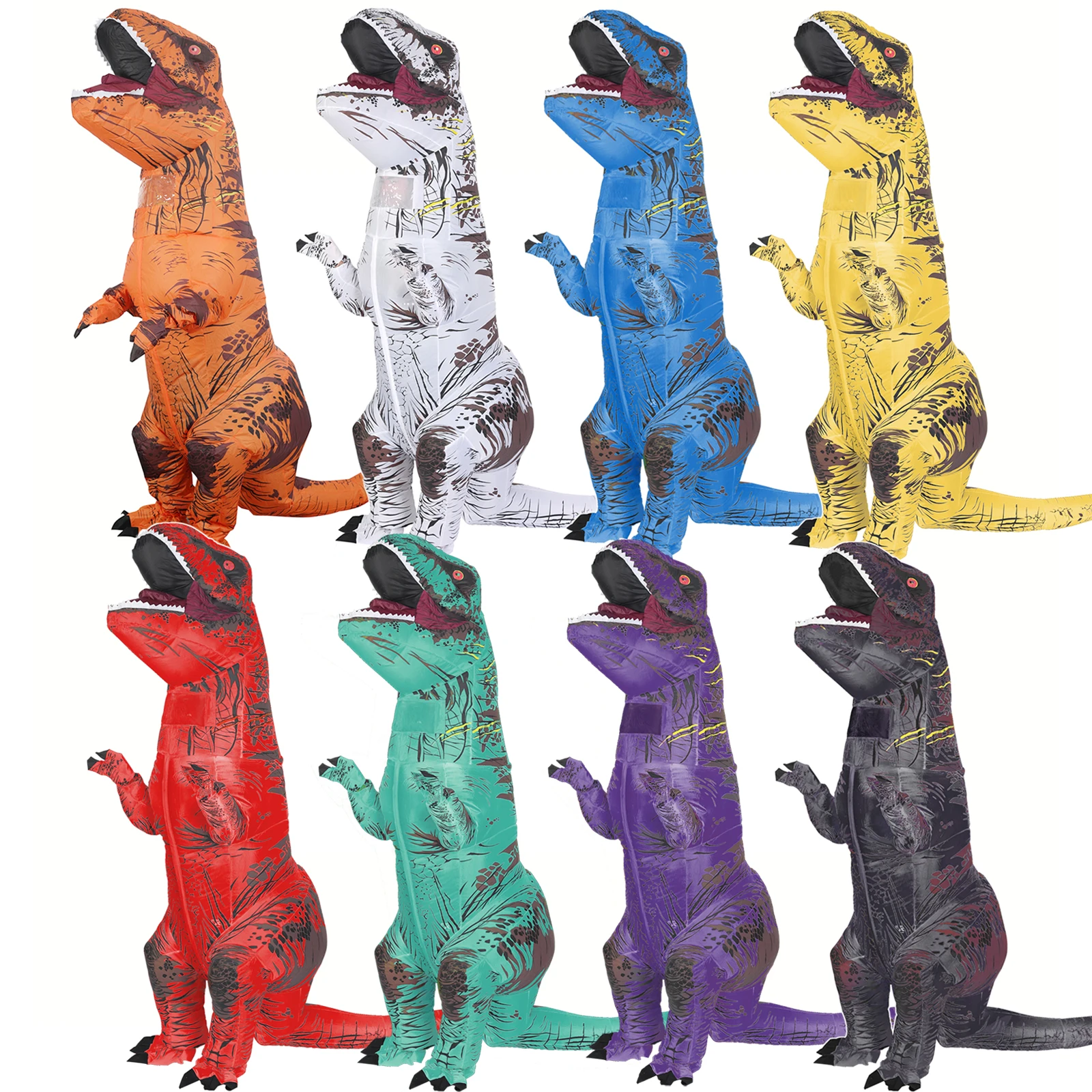 Tyrannosaurus opblaasbaar dino - Inflatable Dinosaur Costume Adult recensie en prijs