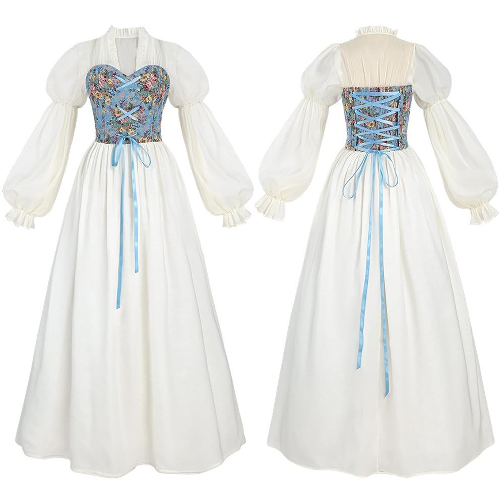 Renaissance-stijl korsetjurk m - Costumes recensie en prijs